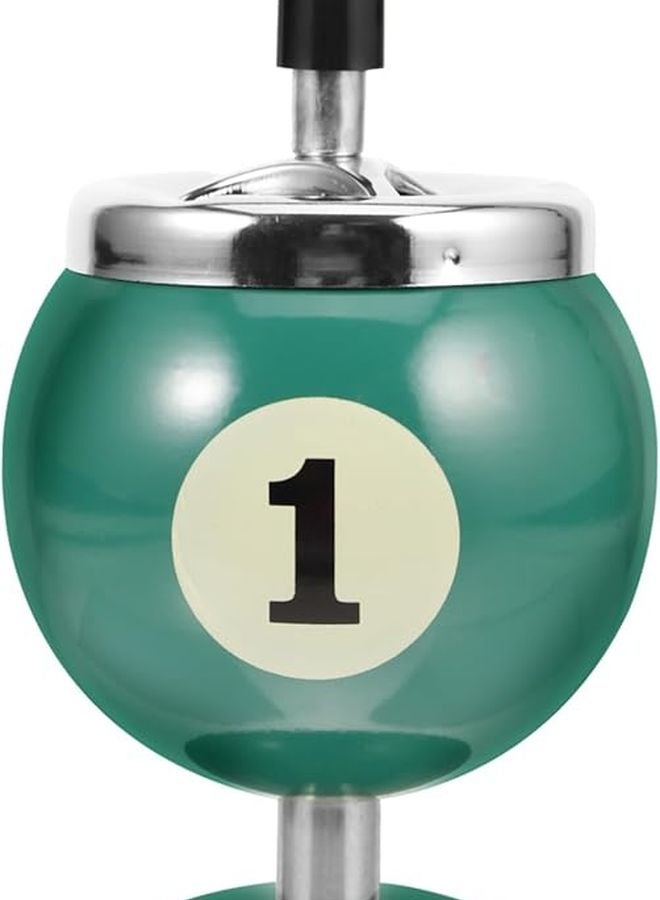 طاولة بلياردو إبداعية مع منفضة سجائر مقاومة للرياح وتصميم دوار للإطفاء التلقائي للاستخدام الداخلي والخارجي - Image 1